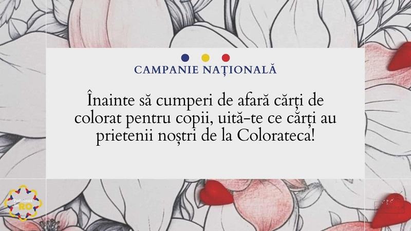 Inainte sa cumperi de afara carti de colorat pentru copii, uita-te ce carti au prietenii nostri de la Colorateca!
